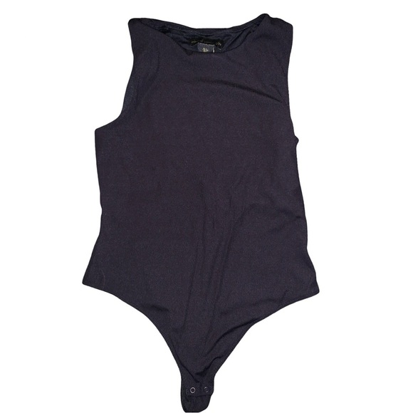 House of Harlow 1960 Black Sleeveless Bodysuit New Size S - Picture 3 of 5